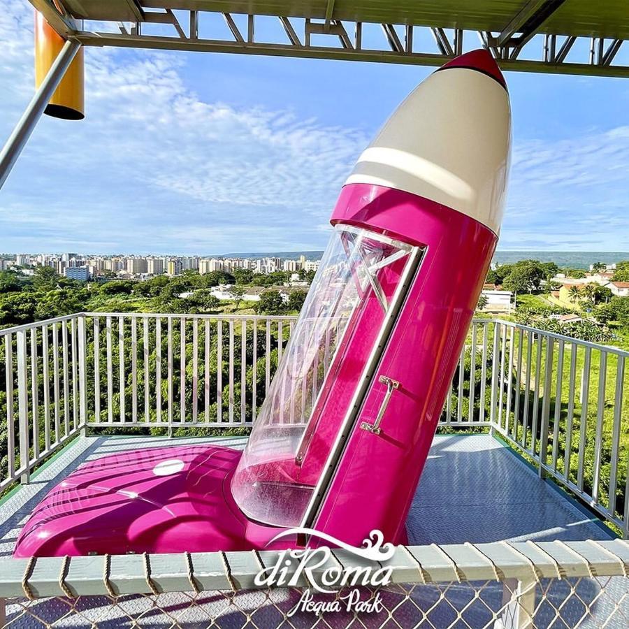 Caldas Novas - 2024 - Diroma Spazzio Acesso Ao Vulcao - Com Piscina Do Hotel 24 Horas Экстерьер фото
